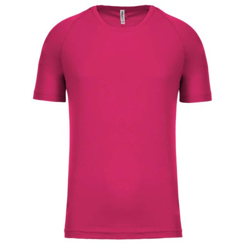 Proact férfi környakas raglános rövid ujjú sportpóló PA438, Fuchsia-3XL