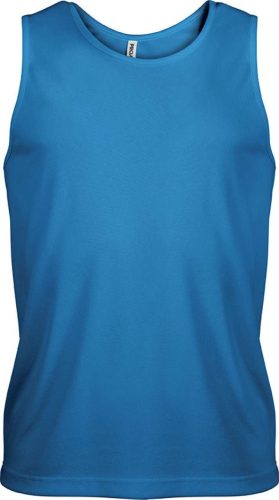 Proact férfi ujjatlan sporttrikó PA441, Aqua Blue-2XL