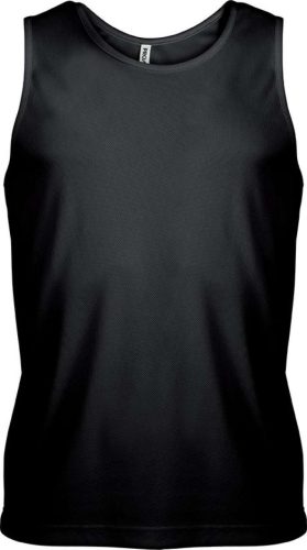 Proact férfi ujjatlan sporttrikó PA441, Black-2XL