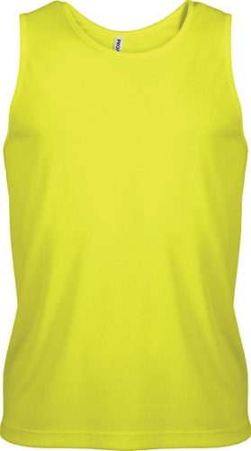 Proact férfi ujjatlan sporttrikó PA441, Fluorescent Yellow-3XL