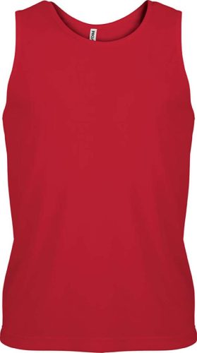 Proact férfi ujjatlan sporttrikó PA441, Red-2XL