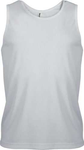 Proact férfi ujjatlan sporttrikó PA441, White-2XL