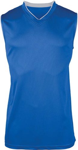 Proact férfi V-nyakú ujjatlan kosárlabda mez PA459, Sporty Royal Blue-2XL