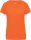 Proact Női rövid ujjú V-nyakú sportpóló PA477, Fluorescent Orange-XS