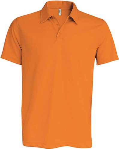Proact férfi rövid ujjú galléros sprtpóló PA482, Orange-XL