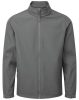 Premier férfi softshell galléros dzseki elől végig cipzárral PR810, Dark Grey