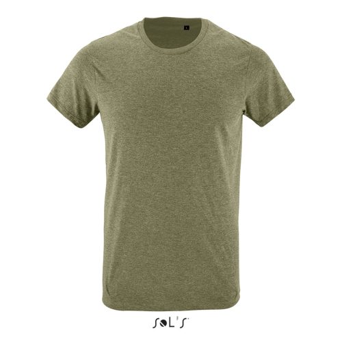 SOL'S REGENT FIT környakas testhez álló férfi póló SO00553, Heather Khaki-XS