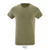 SOL'S REGENT FIT környakas testhez álló férfi póló SO00553, Heather Khaki-XS