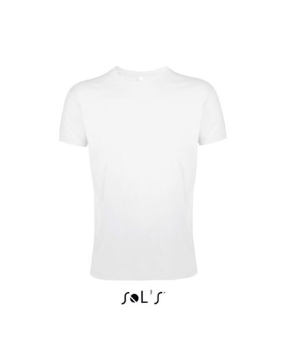 SOL'S REGENT FIT környakas testhez álló férfi póló SO00553, White-2XL