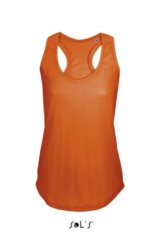 SOL'S Női ujjatlan sporthátú trikó SO00579, Burnt Orange-L