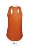 SOL'S Női ujjatlan sporthátú trikó SO00579, Burnt Orange-L