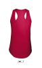 SOL'S Női ujjatlan sporthátú trikó SO00579, Red-XS