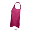 SOL'S Női ujjatlan sporthátú trikó SO00579, Raspberry-L