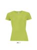 SOL'S raglános Női rövid ujjú sport póló SO01159, Apple Green-2XL