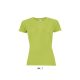 SOL'S raglános Női rövid ujjú sport póló SO01159, Apple Green-2XL