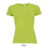 SOL'S raglános Női rövid ujjú sport póló SO01159, Apple Green-2XL