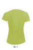 SOL'S raglános Női rövid ujjú sport póló SO01159, Apple Green-XL