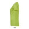SOL'S raglános Női rövid ujjú sport póló SO01159, Apple Green-XL