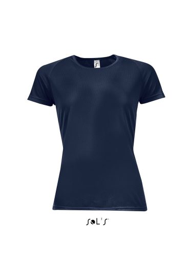 SOL'S raglános Női rövid ujjú sport póló SO01159, French Navy-XL