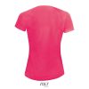 SOL'S raglános Női rövid ujjú sport póló SO01159, Neon Coral-M