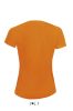 SOL'S raglános Női rövid ujjú sport póló SO01159, Neon Orange-2XL