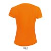 SOL'S raglános Női rövid ujjú sport póló SO01159, Neon Orange-2XL