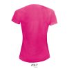 SOL'S raglános Női rövid ujjú sport póló SO01159, Neon Pink 2-L