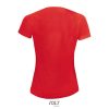 SOL'S raglános Női rövid ujjú sport póló SO01159, Red-XL