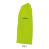 SOL'S SPORTY raglán ujjú kereknyakú gyerek sportpóló SO01166, Neon Green-8A