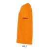 SOL'S SPORTY raglán ujjú kereknyakú gyerek sportpóló SO01166, Neon Orange-10A