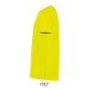 SOL'S SPORTY raglán ujjú kereknyakú gyerek sportpóló SO01166, Neon Yellow-8A