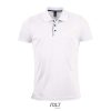 SOL'S férfi rövid ujjú galléros sport póló SO01180, White-2XL