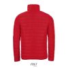 SOL'S RIDE könnyű bélelt férfi steppelt dzseki SO01193, Red-2XL