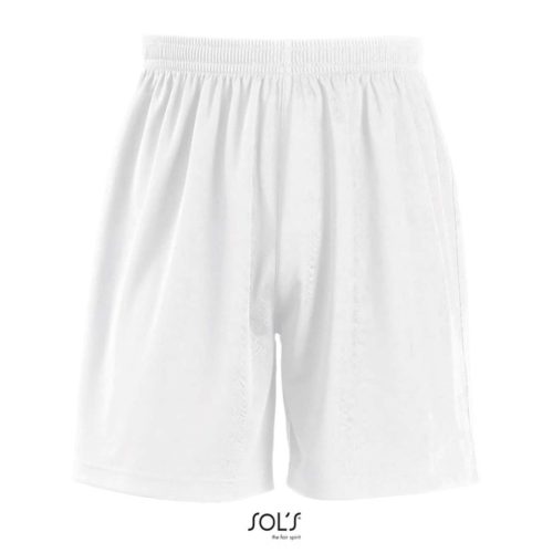 SOL'S férfi sport rövidnadrág SO01221, White-L