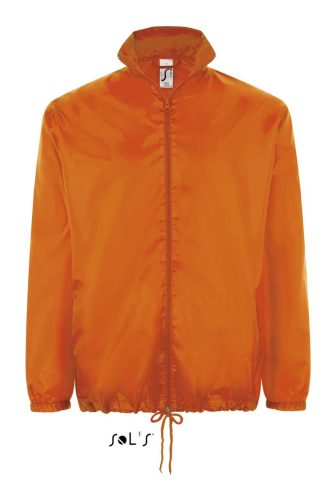 SOL'S széldzseki, gallérba rejtett kapucnival SO01618, Orange-2XL