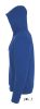 SOL'S unisex cipzáras kapucnis pulóver SO01714, Royal Blue-2XL