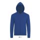 SOL'S unisex cipzáras kapucnis pulóver SO01714, Royal Blue-L