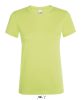 SOL'S REGENT Női kereknyakú rövid ujjú pamut póló SO01825, Apple Green-2XL
