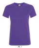SOL'S REGENT Női kereknyakú rövid ujjú pamut póló SO01825, Dark Purple-XL