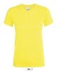 SOL'S REGENT Női kereknyakú rövid ujjú pamut póló SO01825, Lemon-M