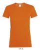 SOL'S REGENT Női kereknyakú rövid ujjú pamut póló SO01825, Orange-XL