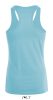 SOL'S JUSTIN Női sporthátú trikó  SO01826, Atoll Blue-XL