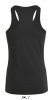 SOL'S JUSTIN Női sporthátú trikó  SO01826, Deep Black-M