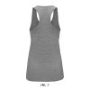 SOL'S JUSTIN Női sporthátú trikó  SO01826, Grey Melange-2XL