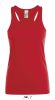 SOL'S JUSTIN Női sporthátú trikó  SO01826, Red-XS