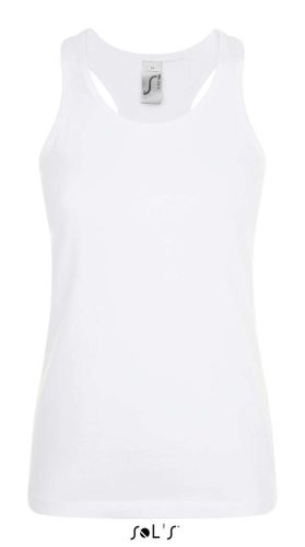 SOL'S JUSTIN Női sporthátú trikó  SO01826, White-M
