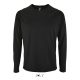 SOL'S hosszú ujjú férfi sport póló SO02071, Black-2XL