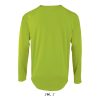 SOL'S hosszú ujjú férfi sport póló SO02071, Neon Green-3XL