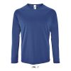 SOL'S hosszú ujjú férfi sport póló SO02071, Royal Blue-3XL