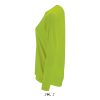 SOL'S Női hosszú ujjú sport póló SO02072, Neon Green-XS